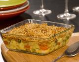 Gratin de légumes du soleil façon crumble