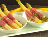 Ramequins d'asperges au jambon