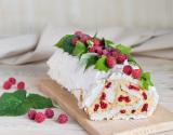 Bûche mascarpone framboises