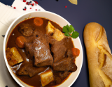 Bœuf bourguignon au pain d'épices