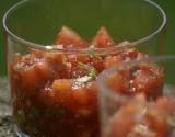 Tartare de tomates fraîches au basilic