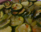 Courgettes à l'aigre doux