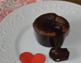 Cœur coulant au chocolat noir