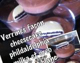 Verrines façon cheesecake philadelphia milka et oreo chocolat blanc