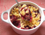 Crumble aux fruits rouges maison