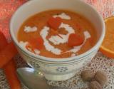 Soupe à la courge, carotte et orange