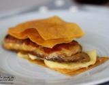 Mille-feuilles de foie gras aux pommes