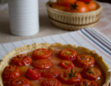 Tarte à la tomate et à la fourme d'Ambert