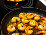 crevettes flambées au whisky faciles