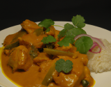 Poulet au curry façon abel