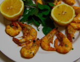 Crevettes au citron et aux herbes