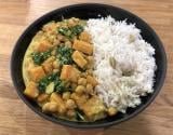 Curry végétarien à la butternut et aux pois chiches