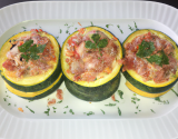 Courgettes farcies aux 3 viandes