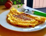 Omelette au gruyère