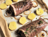 Filets de lieu en papillote au pur brebis des Pyrénées