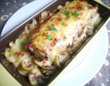 Gratin d'andouillette au Saint Marcellin