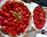 Tarte sablée aux fraises et aux kiwis