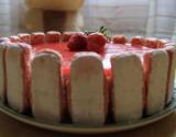 Bavarois rhubarbe/fraise