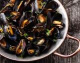 Moules marinières au gingembre