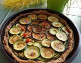 Tarte aux courgettes et soja