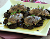 Cuisses de grenouilles farcies aux morilles 