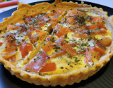 Quiche saumon délicieuse et facile à préparer