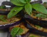 Aubergines à la menthe