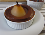 Pudding poires et chocolat