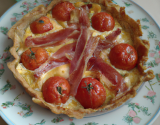 Quiche aux tomates et speck