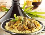 Tajine d'agneau aux abricots rapide