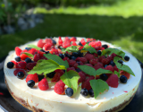 Cheesecake aux fruits rouges