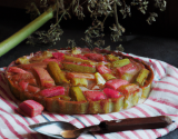 Tarte à la rhubarbe savoureuse