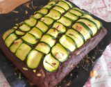 Cake surprise courgettes, amandes et chocolat