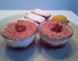 Verrine rose pour la Saint Valentin