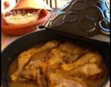 Tajine de poulet aux oignons confits