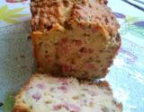 Cake aux olives et lardons