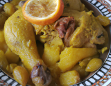 Tajine de poulet aux citrons confits