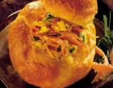 Brioche surprise au jambon cuit