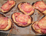 Tartinette au jambon