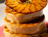 Croustillant de foie gras aux pommes