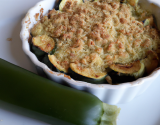 Crumble de courgettes au Saint Môret