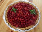 Tarte aux framboises classique