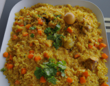 Riz créole au curry: spécialité de l'île Maurice