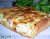 Quiche jambon & vache qui rit