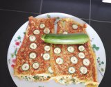 Crèpes aux courgettes