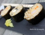 Duo de makis aux crevettes yakitori et au tofu mariné