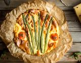 Quiche aux asperges & tomates cerise