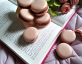 Macarons roses girly à la ganache au chocolat blanc