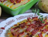 Pomme de terre gratiné aux lardons