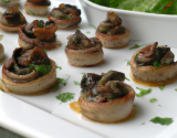 Feuilletés d'escargots aux cèpes